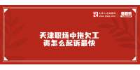 在天津职场中拖欠工资怎么起诉最快