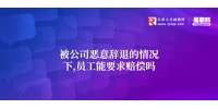 2022被公司恶意辞退的情况下,员工能要求赔偿吗